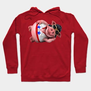 ELVIS PRESLEY STYLE FUNNY PIG ROCKER Hoodie